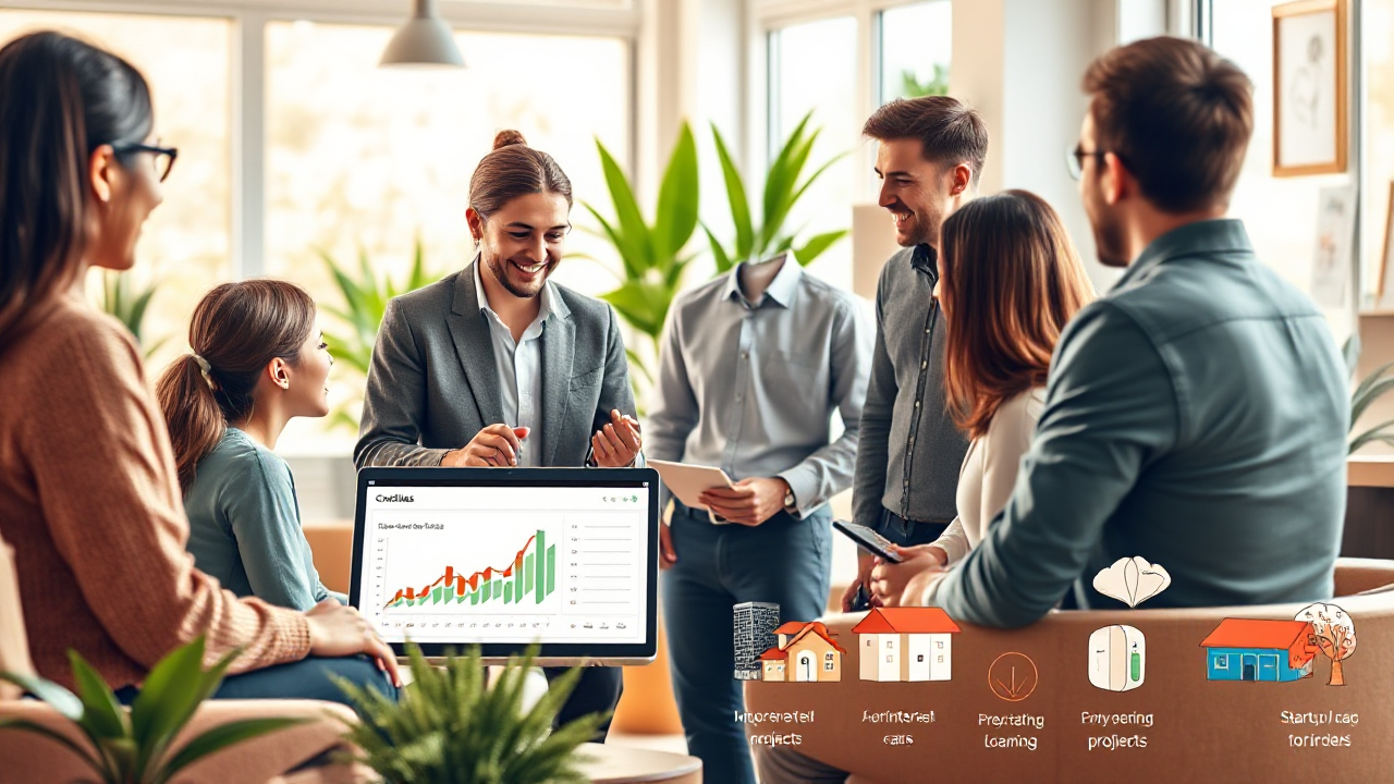 Imagem ilustrativa sobre empréstimos pessoais da Creditas, destacando condições facilitadas para projetos.