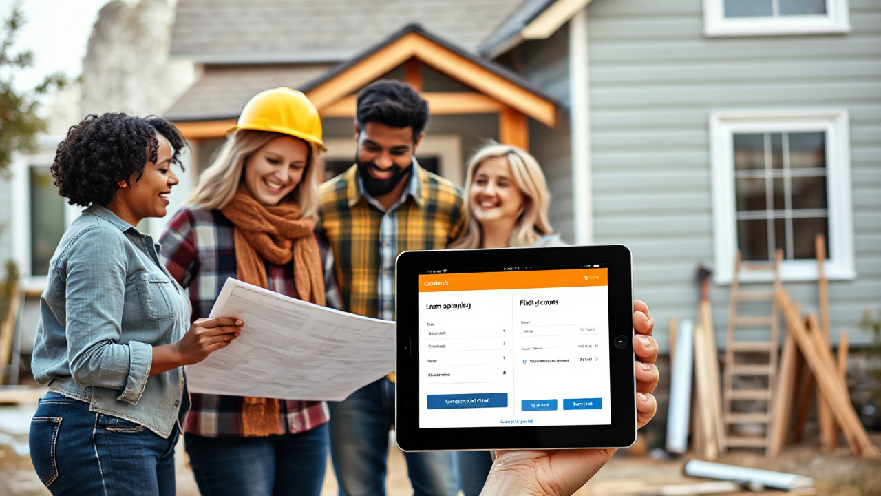 Imagem ilustrativa sobre soluções de empréstimos da CredTech para reformas e investimentos imobiliários.