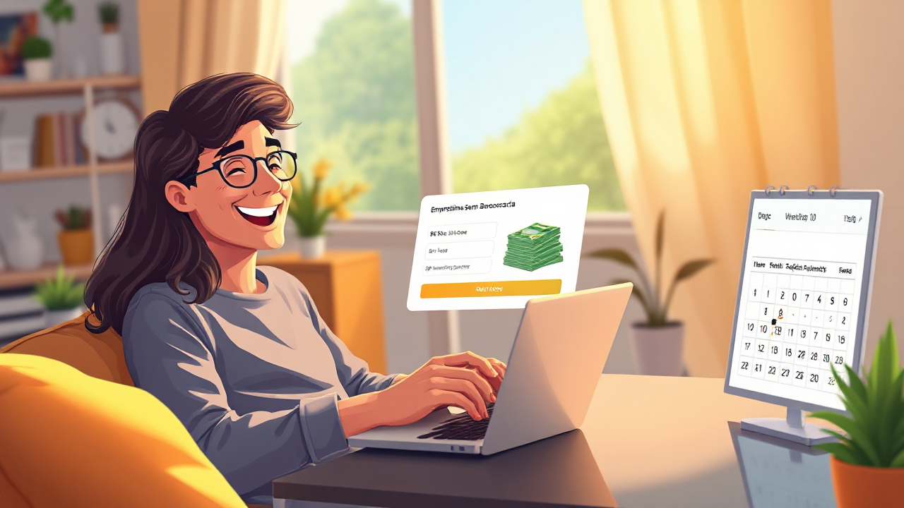 Imagem ilustrativa sobre Empréstimo Pessoal Sem Burocracia, representando agilidade na obtenção de crédito.