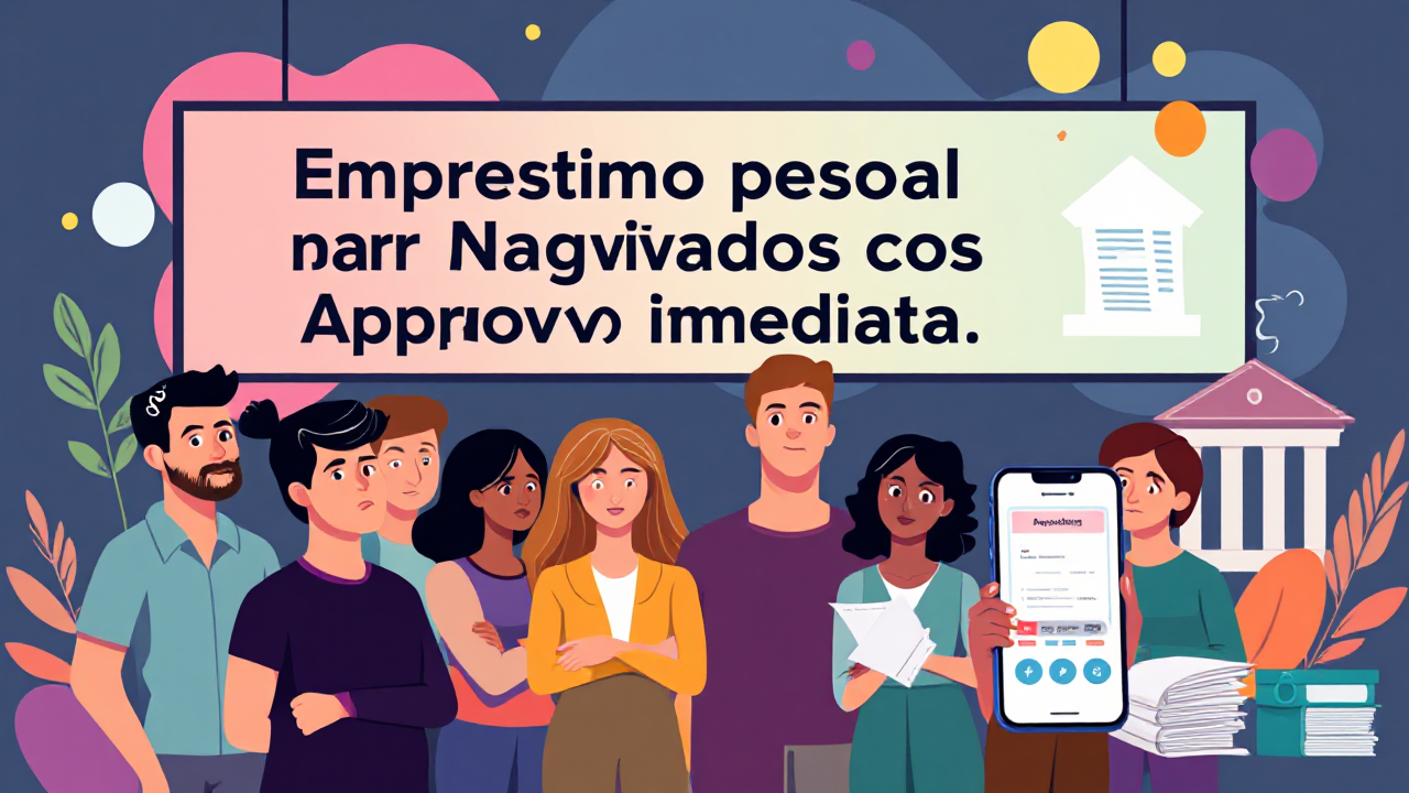 Imagem ilustrativa sobre Empréstimo Pessoal para Negativados com Aprovação Imediata
