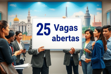 Imagem destacando 25 vagas para Agente de Portaria disponíveis