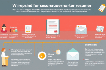 Imagem ilustrativa sobre envio de currículo para vaga de repositora de supermercado.