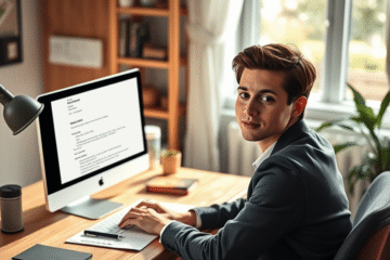 Imagem representativa sobre como enviar currículo para a vaga de atendente de mercado.