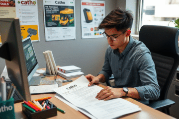 Imagem ilustrativa sobre como enviar currículo para vaga de auxiliar de almoxarifado.